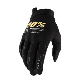 100% iTRACK Youth Motocross Gloves Black